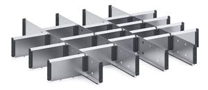 22 Compartment Steel Divider Kit External 800W x 750Dx 100H Bott Cubio Steel Divider Kits 43020733.51 